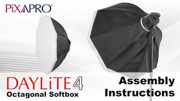 How To Assemble the Daylite 4 90cm Octagonal Softbox