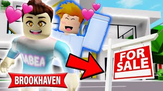 BUYING A HOUSE WITH MY BOYFRIEND ON BROOKHAVEN ROBLOX | Matthew and Ryan