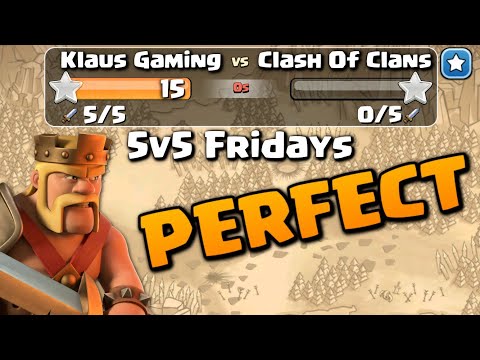 perfect-war-in-5-attacks!?-5v5-fridays-|-clash-of-clans