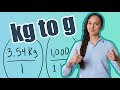 Kilograms to Grams Conversion Quiz