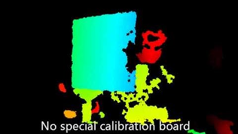 Kinect Depth Camera Chequerboard detection