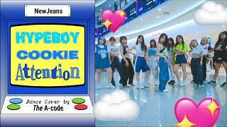 [KPOP IN PUBLIC] NewJeans 'Hype Boy - Cookie - Attention' Dance Cover | The A-code 🇻🇳