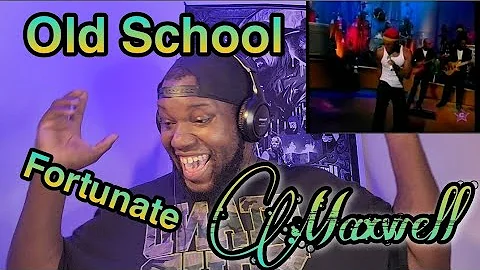 Maxwell | Fortunate | Live 1999 | Reaction | This Real Throwback R&B here