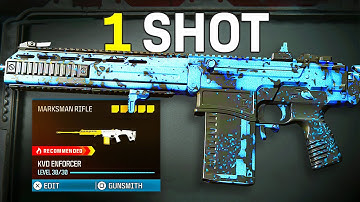 new *1 SHOT* KVD ENFORCER is so BROKEN in MW3 after UPDATE! (Best "KVD ENFORCER" Class Setup)