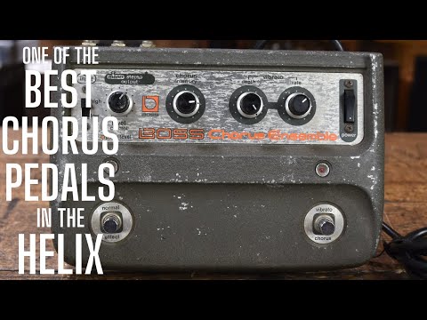 One of the BEST Chorus Pedals in the Helix - BOSS CE1 Chorus Ensemble