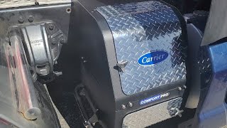 2021 carrier comfort pro APU installed on my 2015 kenworth [ cut idling hours, save fuel, save 💰