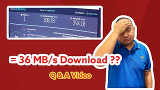 Q\&A: Speed Test vs actual downloads | JK Chavez