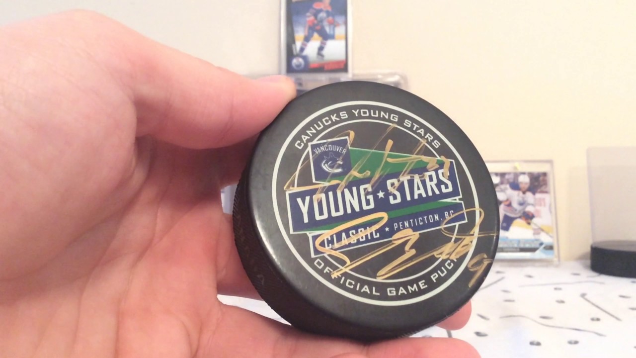 Autographed Pucks Collection!! - YouTube