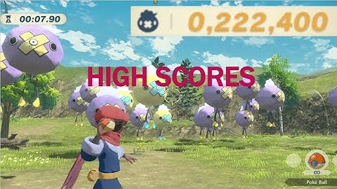 Pokemon Legends: Arceus GET HIGH SCORES in Balloon Popping Game EASY (OVER 200K Pts) | Demonstration