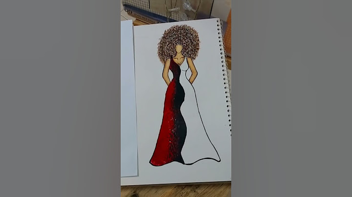 Let's paint a Dress with Acrylic technique! 🎨✨💃🏻 #fashion #art #creative #viralshort
