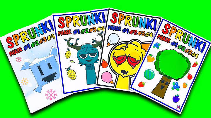 🌈SPRUNKI Blind Bag Compilation Mr. Tree, Durple | ASMR Phase 1vs2vs3vs4 squishy