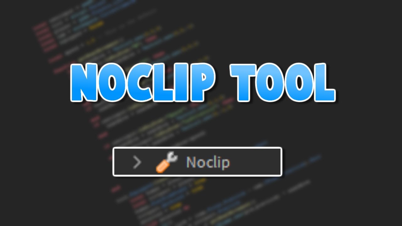 How To Make A Noclip Tool In Roblox Roblox Scripting Youtube - roblox studio how to noclip