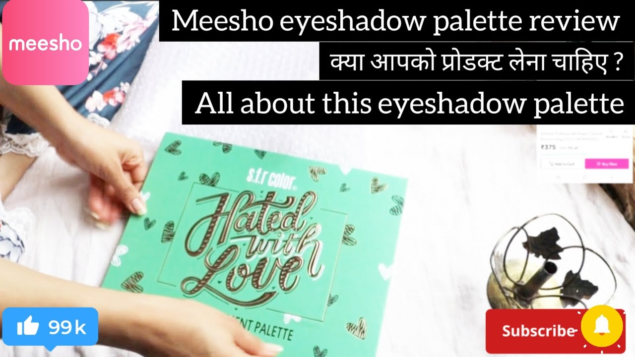 Meesho eyeshadow palette review worth buying it or not ?👍👎 let's find out  together 🤷‍♀️