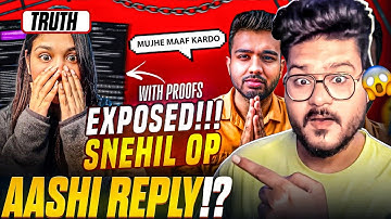 REAL SIDE OF FAKE EXPOSED?‎@Aashiislive   REPLY TO ‎@SnehilopGaming   😱| Reaction ‎@ThorGaming77