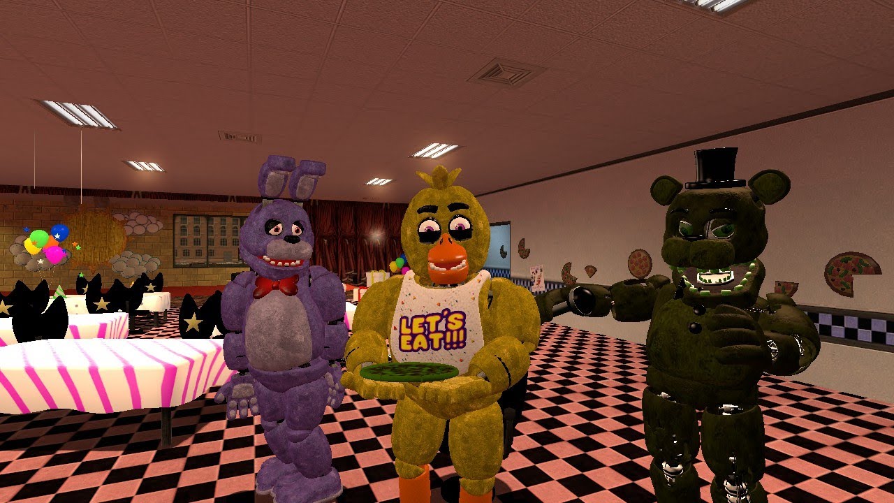 [GMOD FNAF] Chica's rotten pizza!