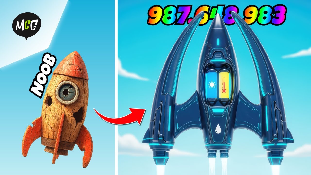 KEREN! Buat Roket Dari Noob Sampai LEGEND!