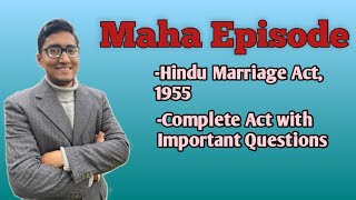 Hindu Marriage Act, 1955 With Question Answers And Case Laws