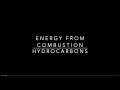 Energy from combustion