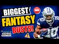 Top 10 BIGGEST Fantasy Football Busts for 2023 - Players you MUST Avoid!