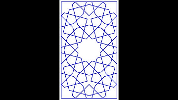 Islamic Geometry | Simple 6 fold pattern