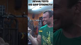 Devon Larratt Gets His Grip Strength Tested By Jujimufu Using Heavy Hand Grippers