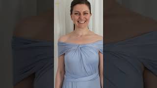 How to Tie a Multiway Bridesmaid Dress  Style Fifteen  Ft. The Secret Bridesmaid #Shorts