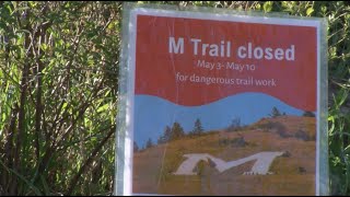 M Trail closed for one week for renovation