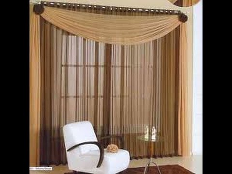 Como hacer cortinas modernas youtube Cortinaas modernas