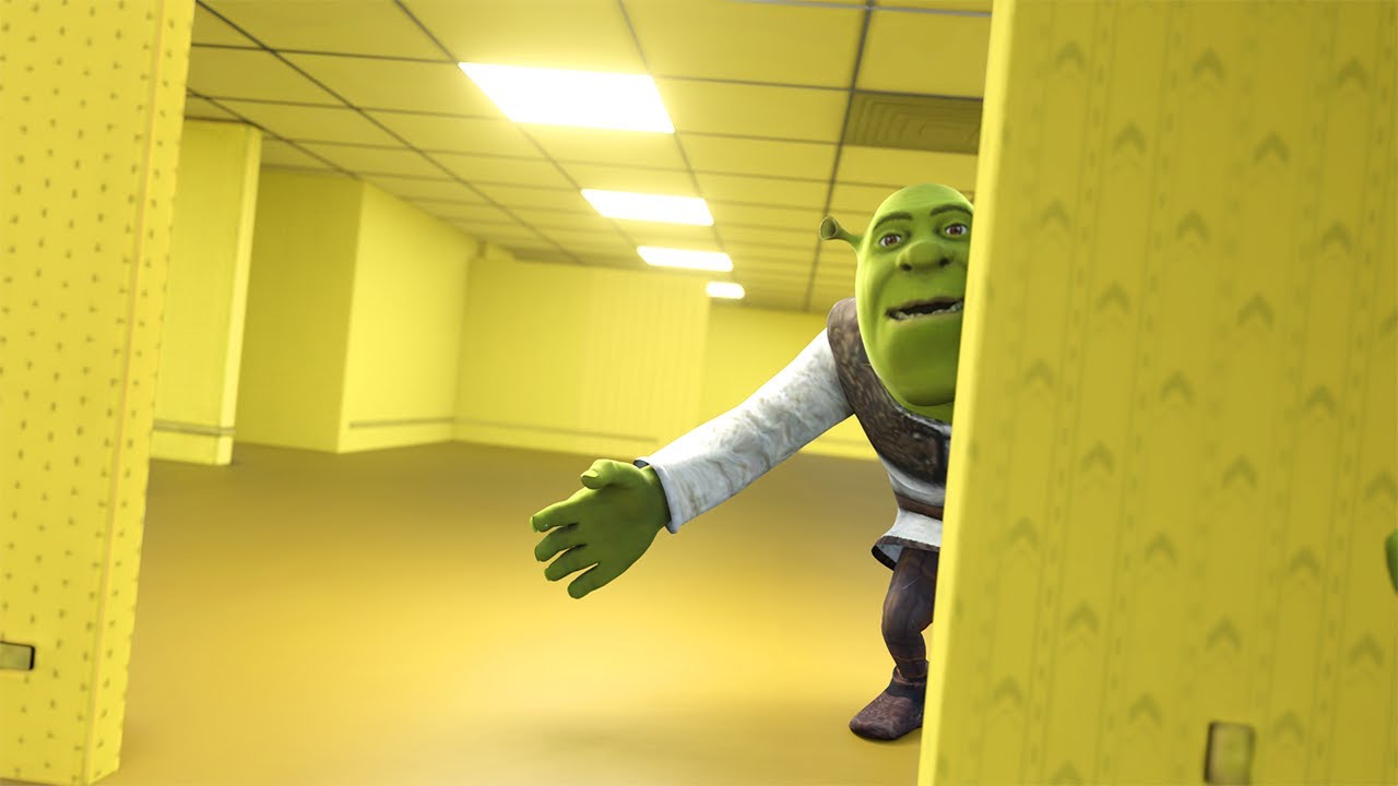 Шрек бэкрумс. Shrek in the backrooms. РОБЛОКС бкрумс Шрек. Шрек в РОБЛОКСЕ. Шрек Roblox back Rooms.