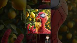 Spiderman and Lemon avengers edit marvel trendingshorts spiderman youtubeshorts mcu ai