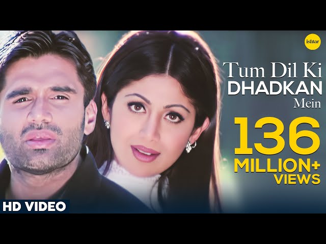 Tum Dil Ki Dhadkan Mein - HD VIDEO | Suniel Shetty u0026 Shilpa Shetty | Dhadkan | Hindi Romantic Songs class=