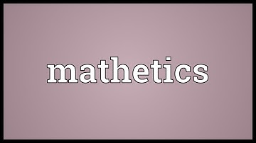 Mathetics Meaning