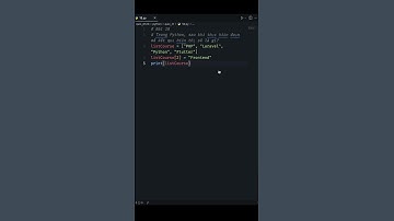 Luyện lập trình qua các đoạn code ngắn - Python - Câu 18
