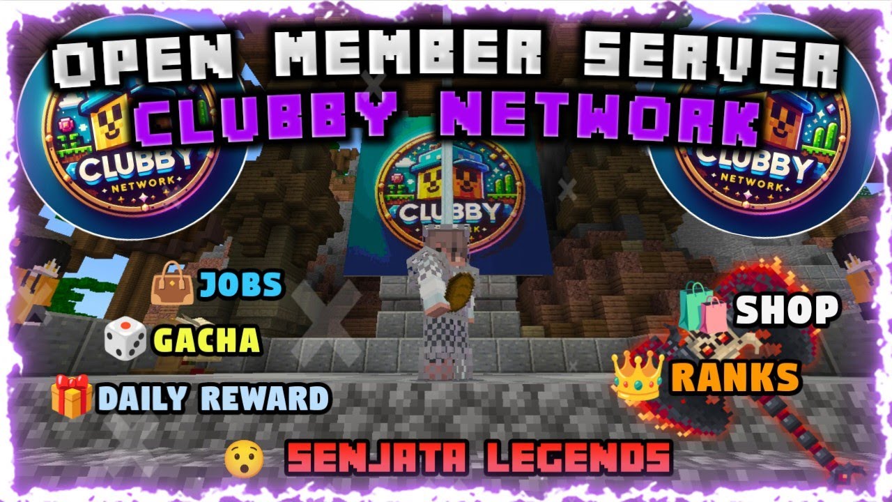 Open Member Server MCPE 1.21.50 Terbaru | SURVIVAL RPG MIRIP BRUTAL LEGENDS