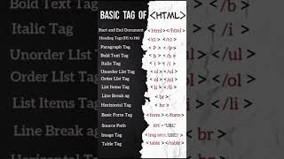 HTML TAG