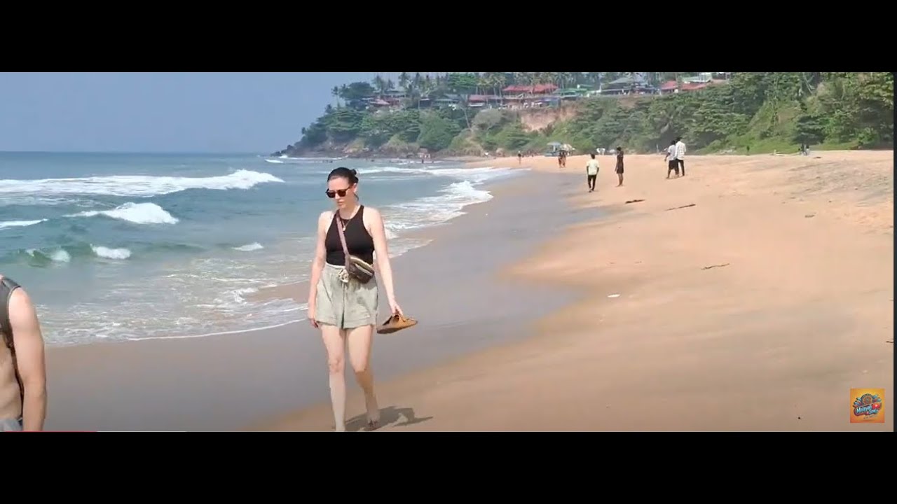 **"Golden Sands of Varkala 🌊❤️ | Serenity, and Where Your Heart Truly Belongs – Varkala Beach"**