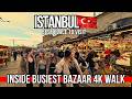 Inside Istanbul Busiest Bazaar 4K Walk: Sirkeci, Eminonu &amp; Spice Market | Guide 2026