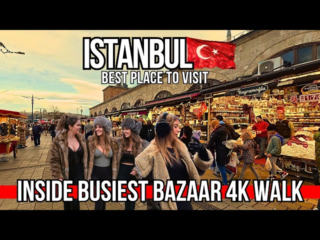 Istanbul 4K Market Guide 2026: Inside Busiest Bazaar & Spice