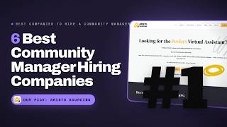 Best Companies to Hire a Community Manager in 2026: Aristo Sourcing vs Wing vs Khoros (Top 6)