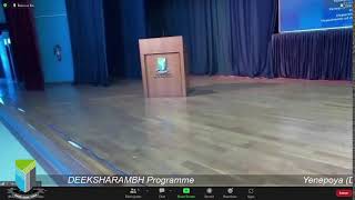 DEEKSHARAMBH 2022 - Orientation Programme Day 2