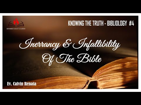 Video: Apakah maksud inerrancy dalam Kitab Suci?