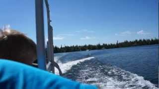The ferry across Jenny Lake, Grand Tetons