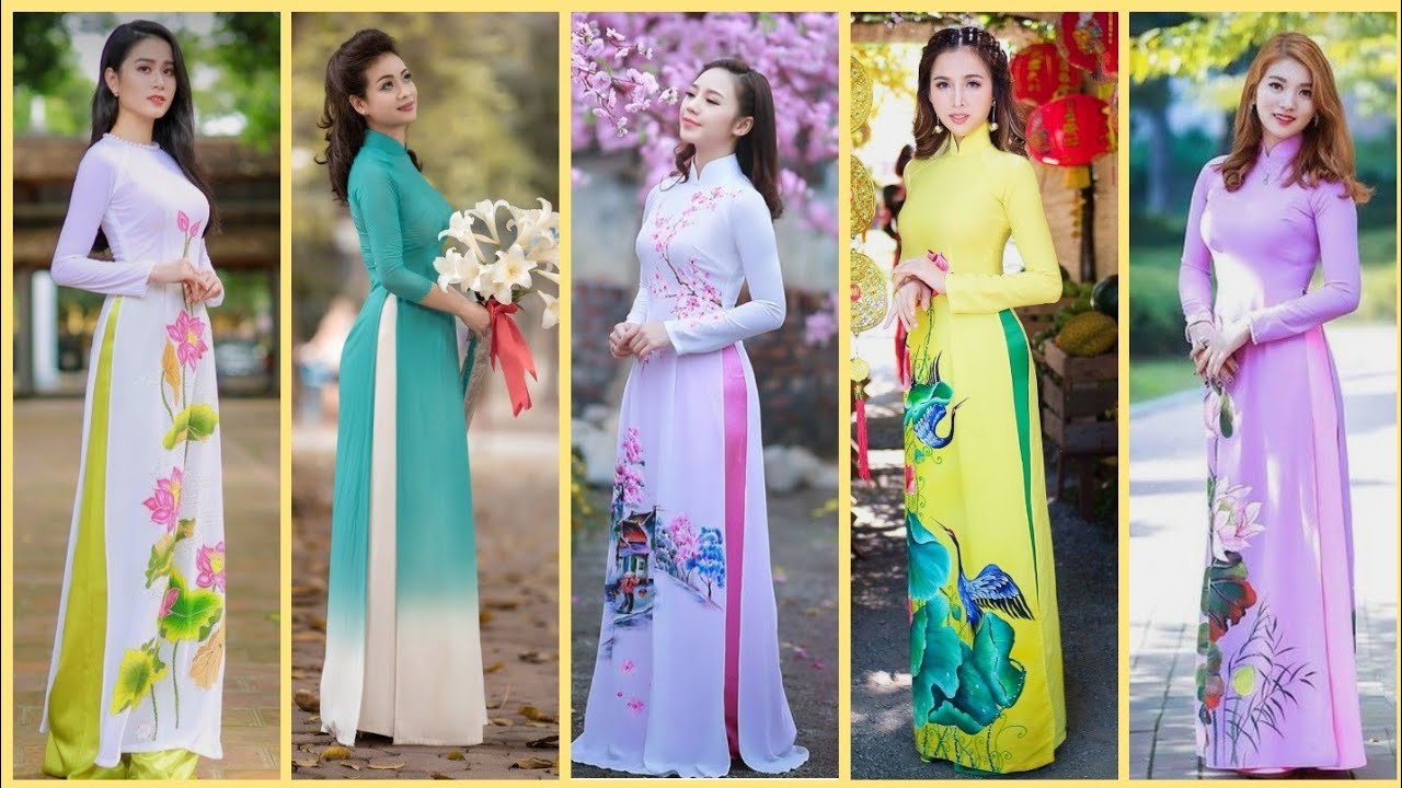 AO Dai/Vietnamese Long Kurti Dress Designs/Vietnamese Trenditinal Long ...