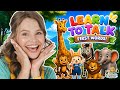 Learn to Talk for Toddlers with Silly Miss Lily | Animals, Counting, & First Words | Toddler Videos