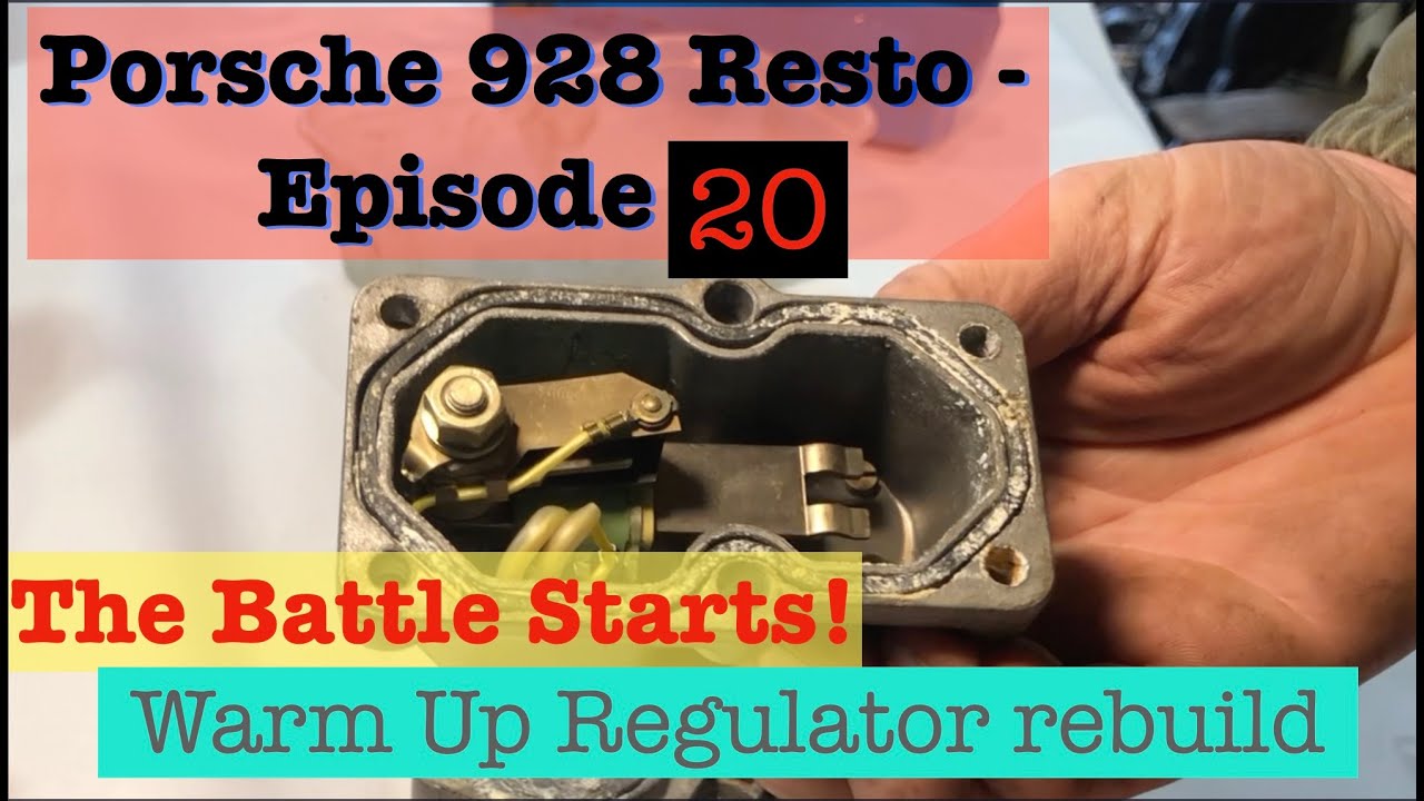 Porsche 928 Resto Episode 20 Warm Up Regulator (WUR) rebuild. Bosch