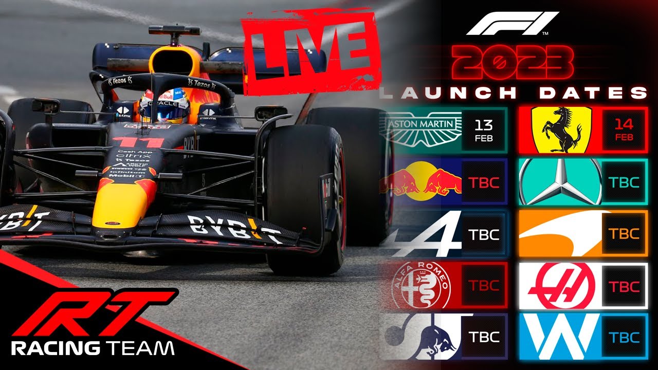 EN VIVO CALENDARIO de PRESENTACIONES F1 2023 NOTICIAS F1 YouTube