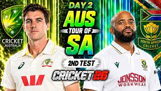 🔴 Australia vs South Africa 2nd Test – Day 2 🇦🇺🏏 | AUS vs SA | Cricket 26 Live