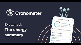 Explained: Cronometer's Energy Summary screenshot 4