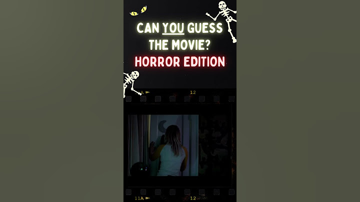 GUESS THE MOVIE QUOTE (HORROR EDITION)
