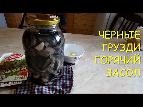 ЧЕРНЫЕ ГРУЗДИ ГОРЯЧИЙ ЗАСОЛ 🍄 ЧЕРНУШКИ #грибы#рецепты